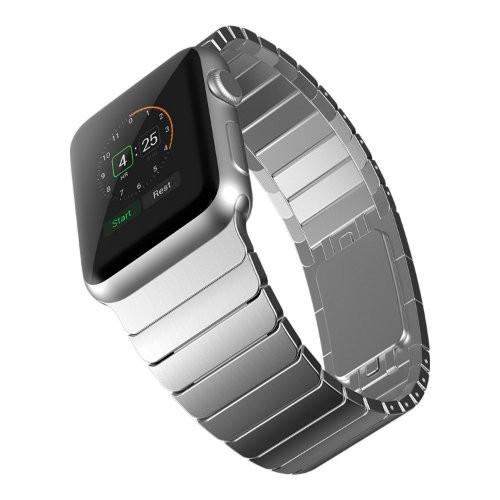 Silver Metal Bracelet Band For Apple Watch Series 9/8/7/6/5/4/3/2/1 SE2 SE  Ultra2 Ultra - Magnetic | CaseCandy